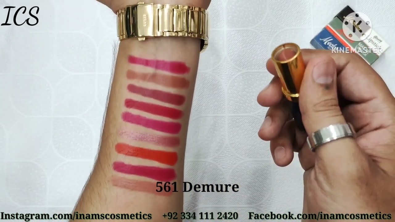 Medora Lipstick Shades With Numbers - 90 Colours Swatches - Latest Video