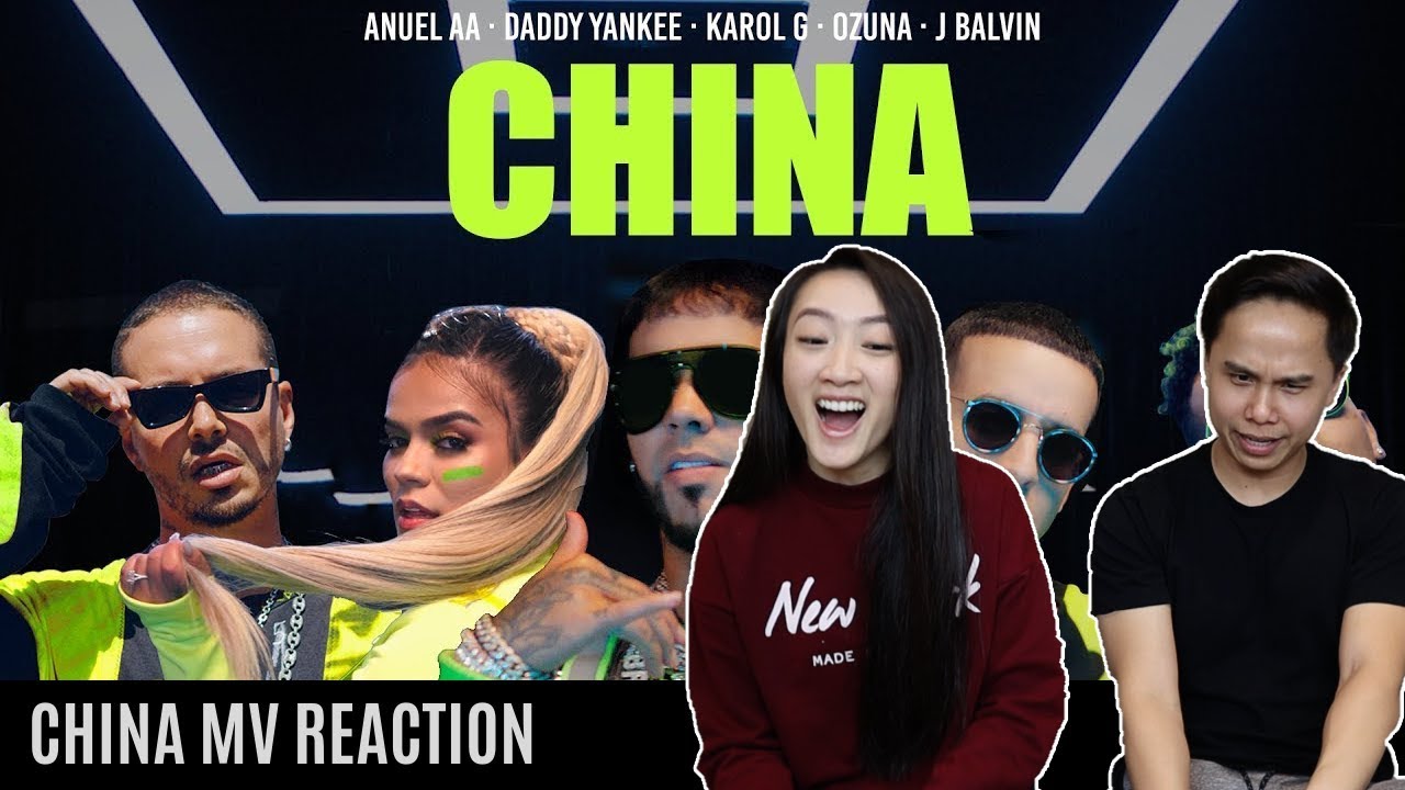ASIÁTICO CHICO Y CHICA REACCIONA A ANUEL AA, DADDY YANKEE, KAROL G, OZUNA, & J BALVIN - CHINA [🔥🔥]