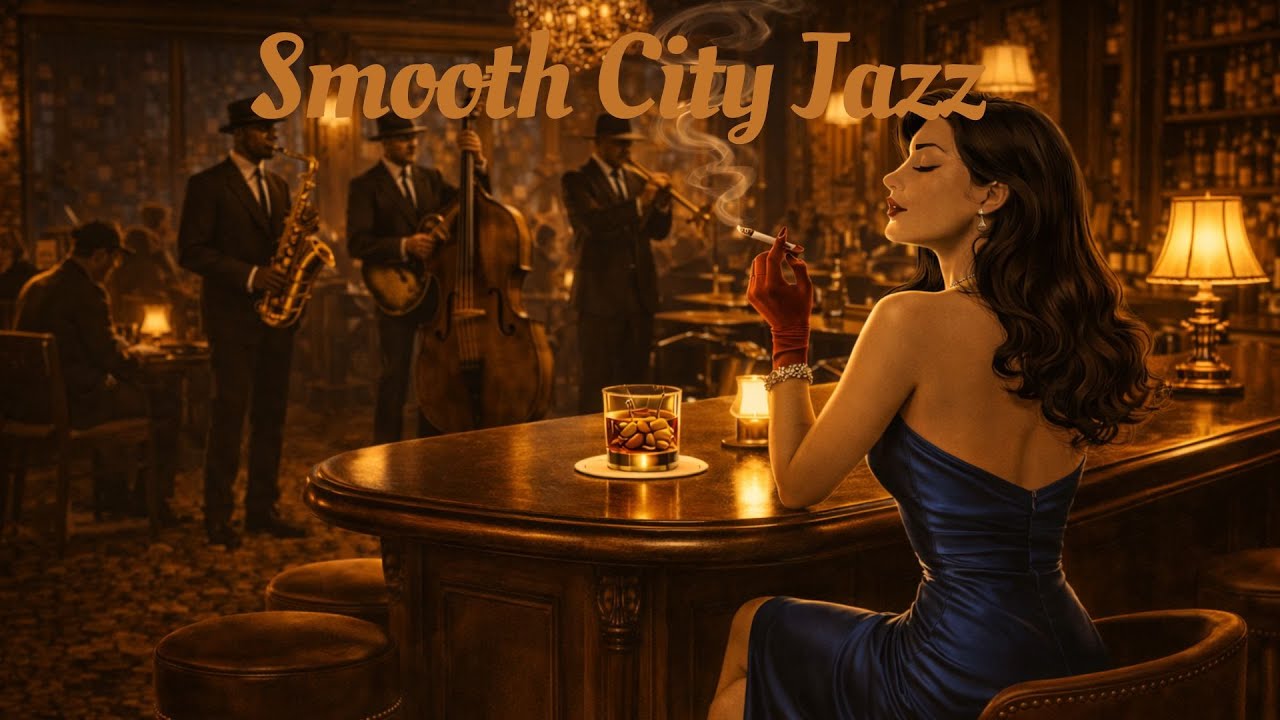 1950s Jazz Lounge 🎷 | Smooth Romantic Jazz Cozy Nights & Relaxing Evenings  |  1950s Midnight Jazz