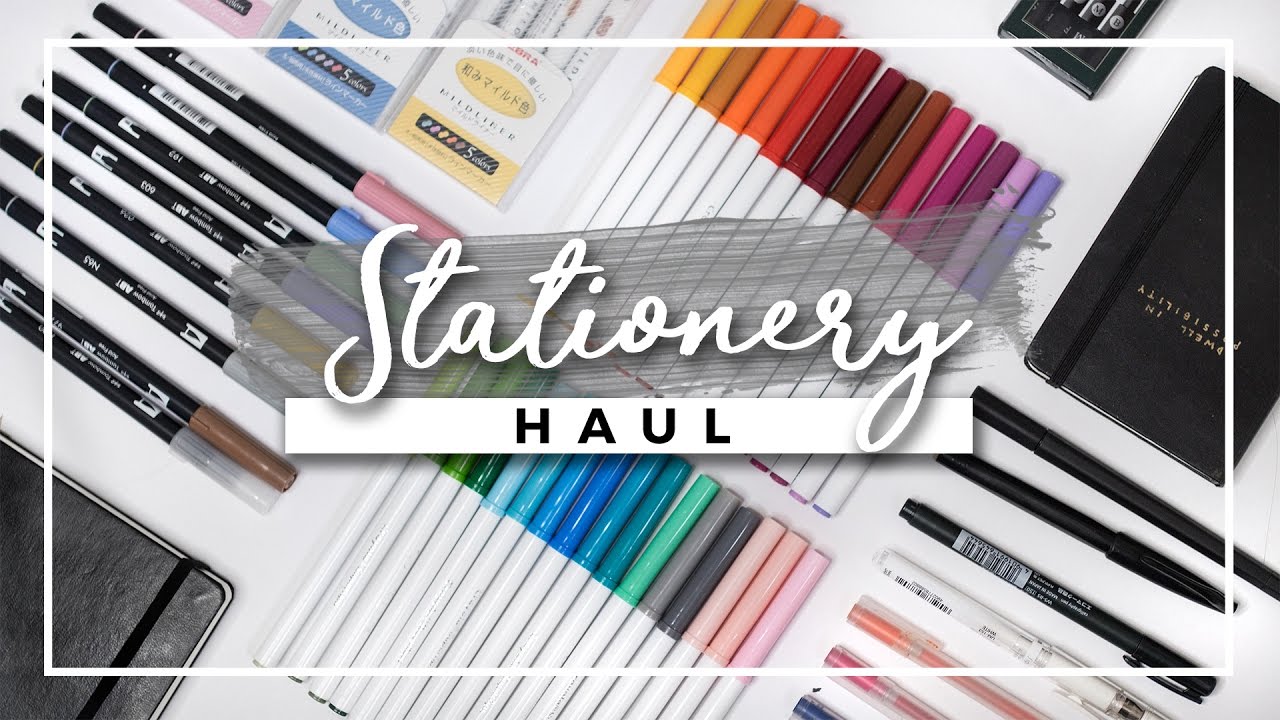 Stationery Haul! (w/ Demos) | Bullet Journal Supplies