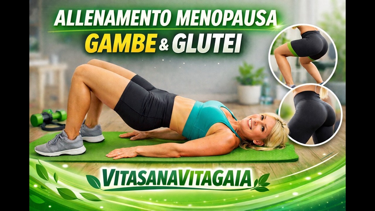 ALLENAMENTO GAMBE E GLUTEI MENOPAUSA | Tonifica e Riduci il Grasso Localizzato