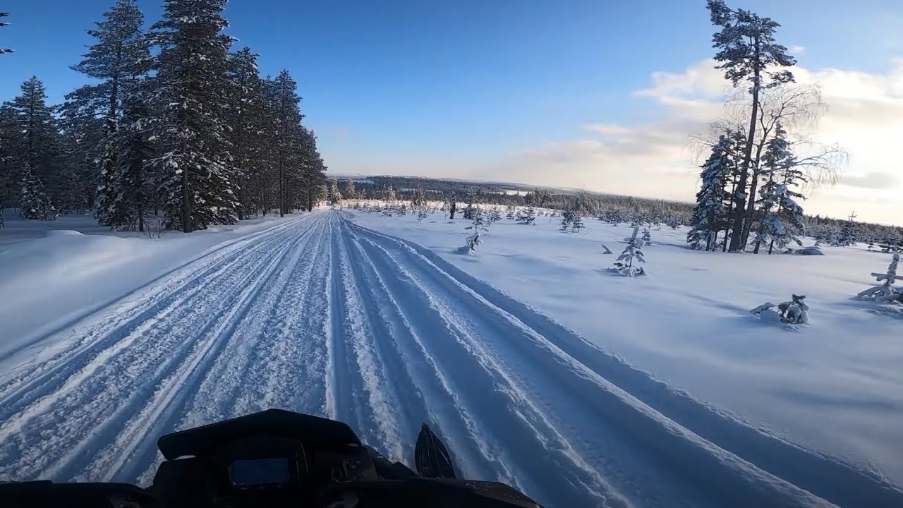Trail Ride in Northern Finland - Polaris SKS 850 146