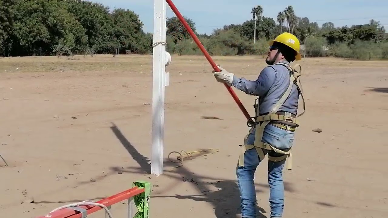 CONEXION DE SERVICIO DE NUEVO -MUFA Y POSTE-⚡