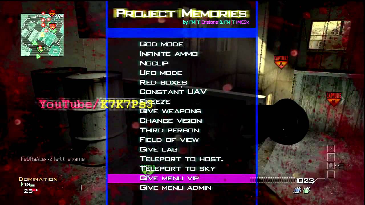 هاك كود8  كل شي مفتوح + الوان الاليت + مود منيو Hack mw3 Unlock All & VIP I