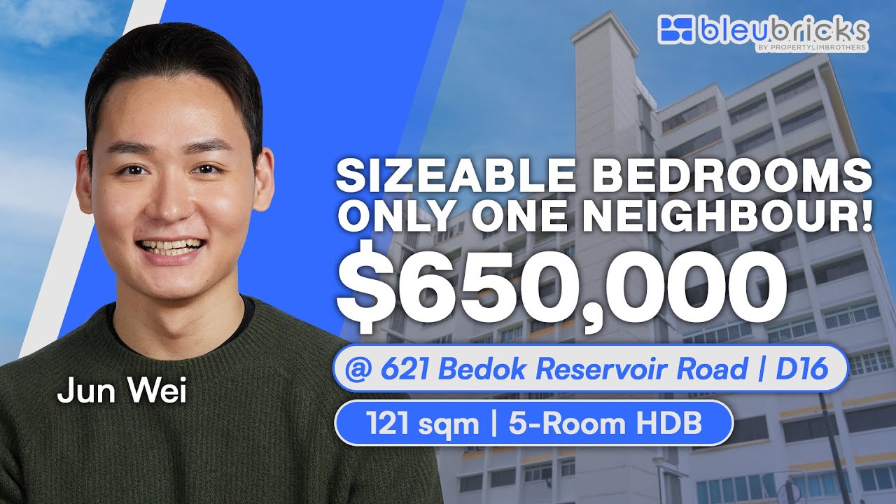 Singapore HDB | 621 Bedok Reservoir Road | 5-Room HDB | $650,000 | bleubricks by PLB | Jun Wei