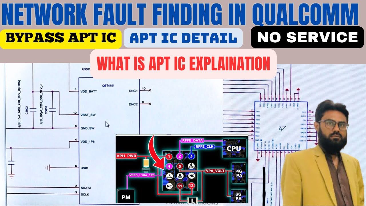 How to work APT ic in network section|| 4G PFO APT (VPA) voltage trassing || bypass APT ic #network