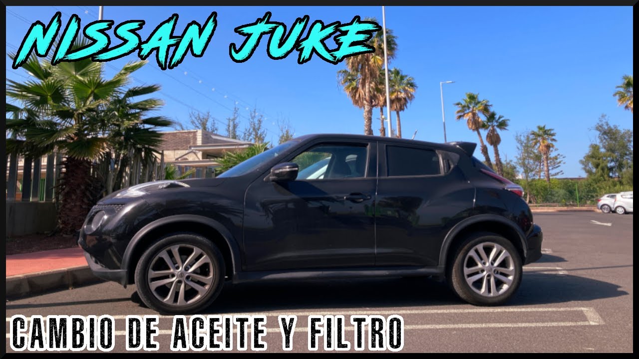 cambiar ACEITE Y FILTRO  de aceite de NISSAN JUKE  1.2  DACIA RENAULT