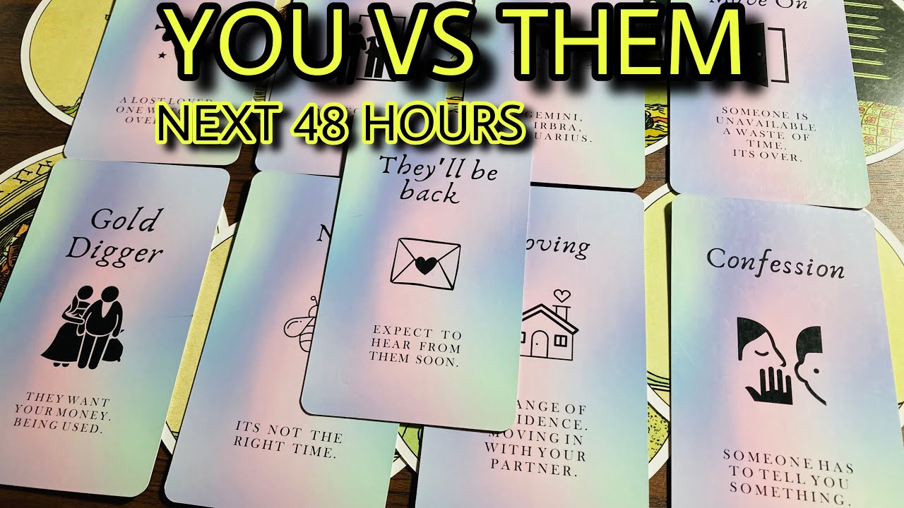 YOU VS THEM 💛💛 NEXT 48 HOURS 🖤🖤 TIMELESS TAROT 💛💛 HINDI-URDU 🖤🖤