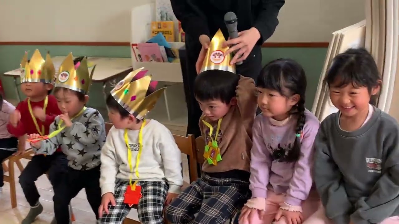 2026.2月20日 新庄子ども園ぷれいすくーるちゅーりっぷ　2月生まれお誕生日会＆朝の保育室の様子
