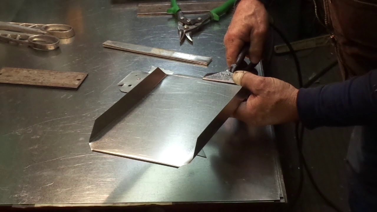 Hand Made End Cap for Ductwork