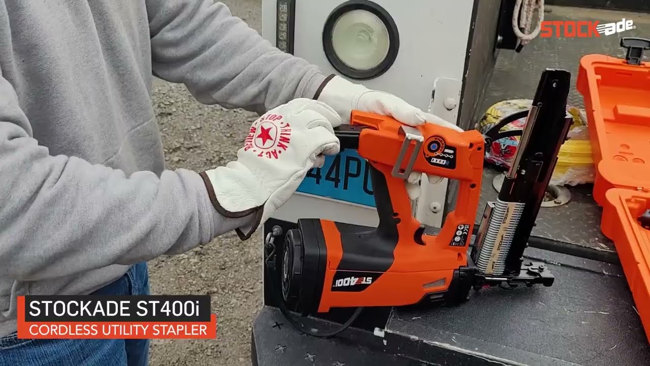 Wondering how to use the Stockade ST400i stapler to attach ground wires? | Stockade Stories