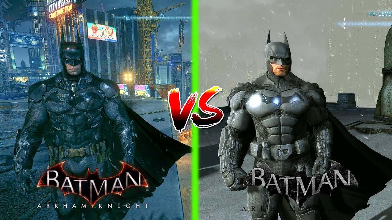 Batman: Arkham Knight Vs Batman: Arkham Origins Comparison Gameplay