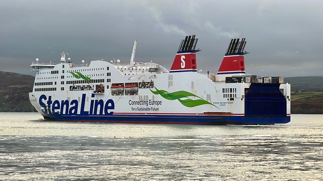 MV Stena Adventurer Departs Fishguard for Dublin, 15/12/24