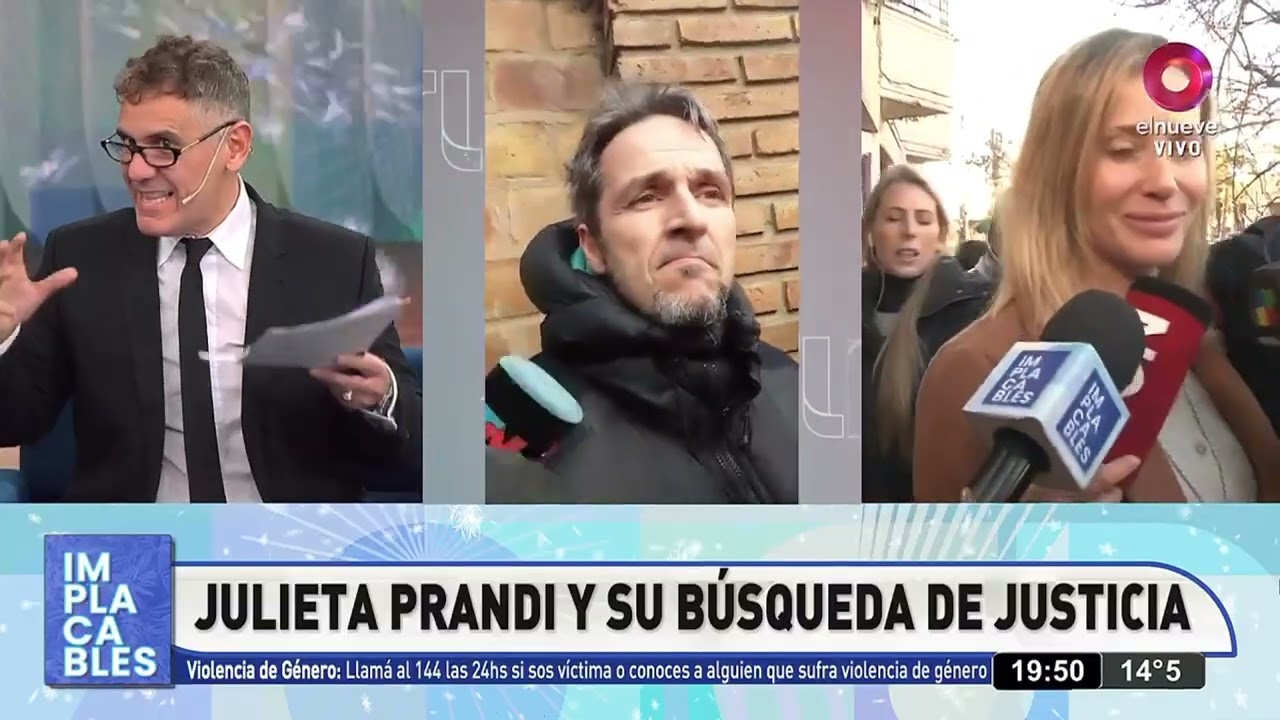 JULIETA PRANDI Y SU BÚSQUEDA DE JUSTICIA | DR. JAVIER BAÑOS EN IMPLACABLES, CANAL 9