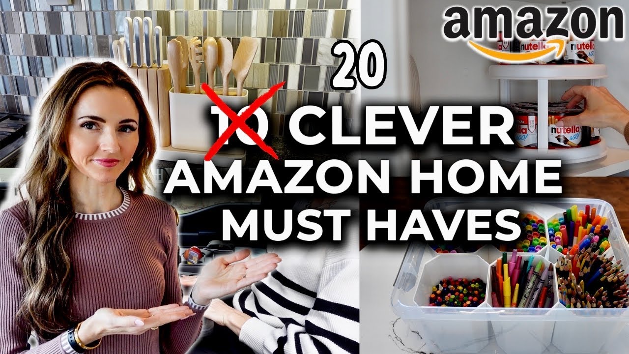 AMAZON HOUSEHOLD PRODUCTS YOU DIDN’T KNOW YOU NEEDED! (Clutter Free, Clean & Organized Home)