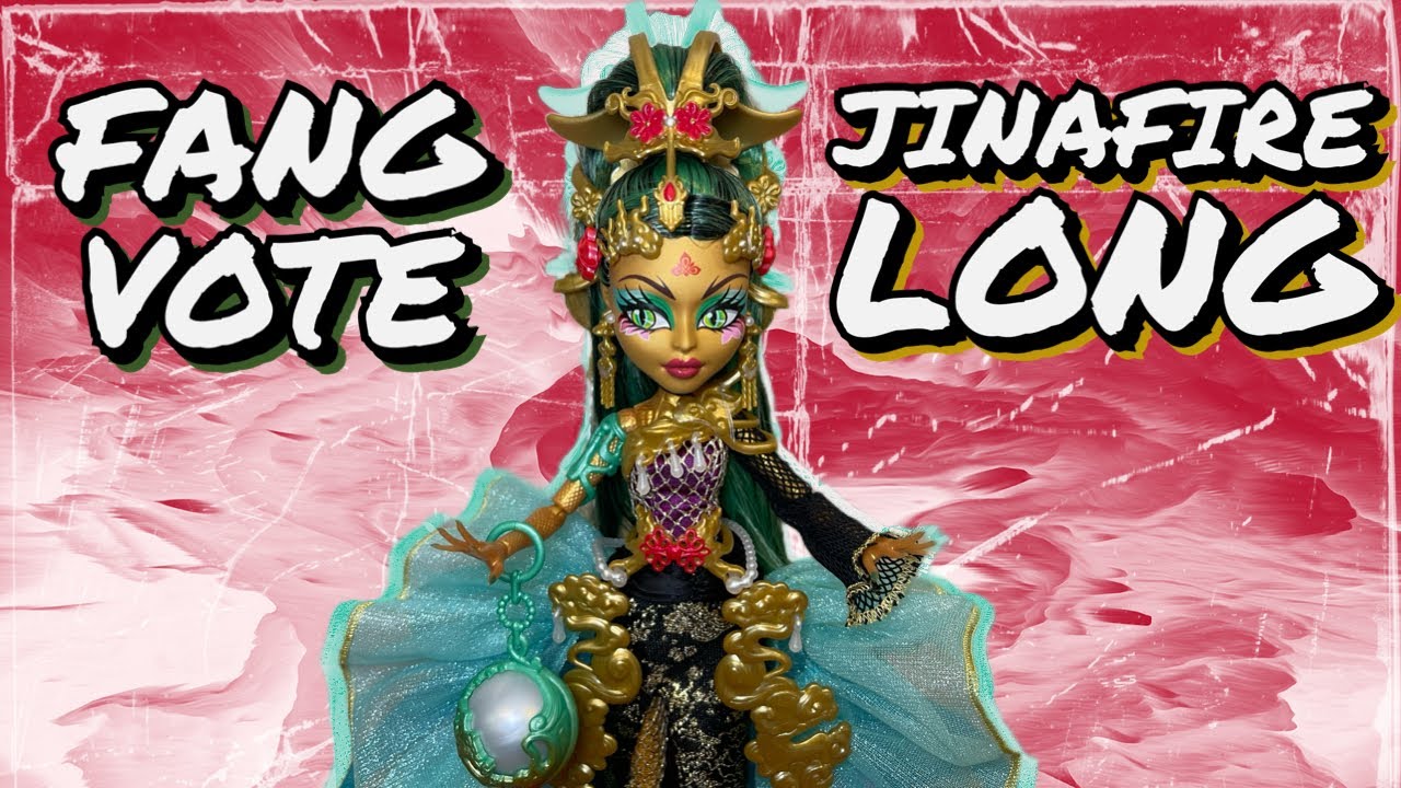 I Waited a YEAR For This Doll! NEW Monster High Fang Vote JINAFIRE LONG Doll Unboxing & Review! 🐉🌧️