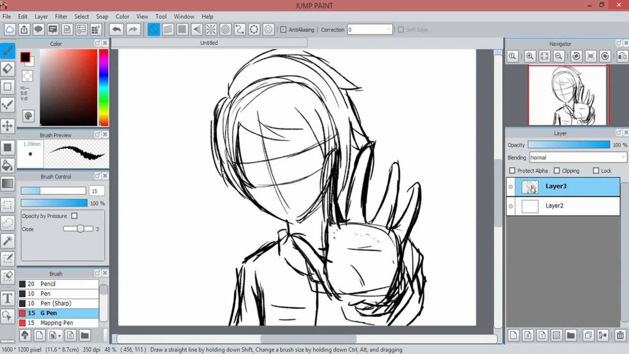 Jump Paint Test Drawing