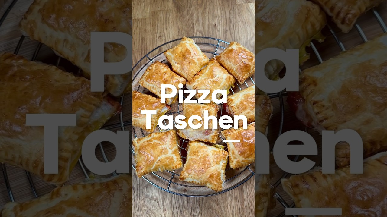Schnell & einfach: Bl&auml;tterteig Pizza Taschen f&uuml;r den perfekten Snack! 🕒👩&zwj;🍳 #rezept #bl&auml;tterteig