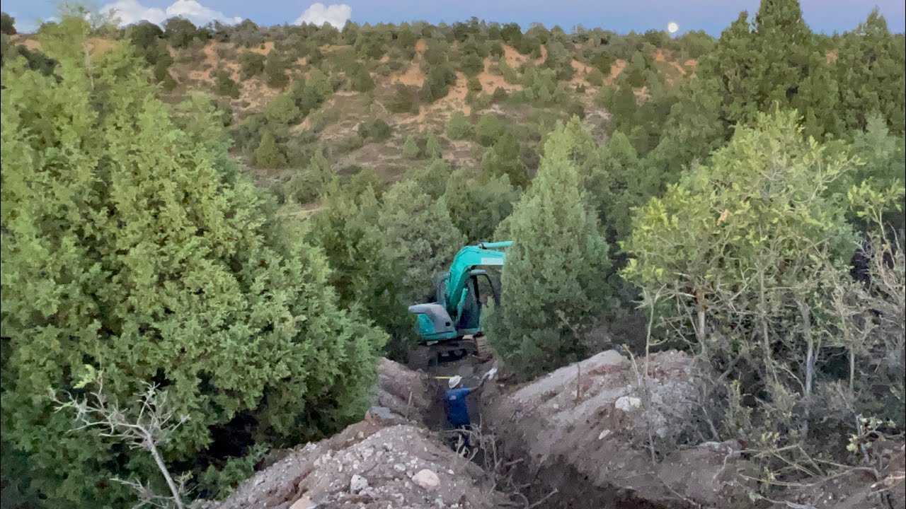 Laying 1200 Feet of Waterline | Part 2 The Steep Part