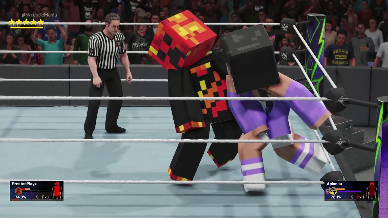 Preston vs Aphmau (Boys vs Girls) | WWE Minecraft Edition