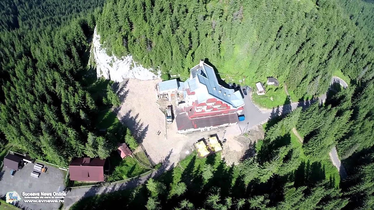 Pietrele Doamnei - Cabana Rarău (filmare aeriană)