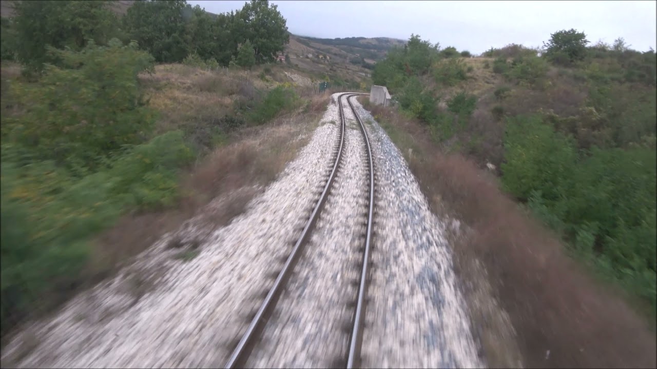 Viaggio in cabina di coda sulla linea FAL Avigliano Città Potenza Inferiore Scalo