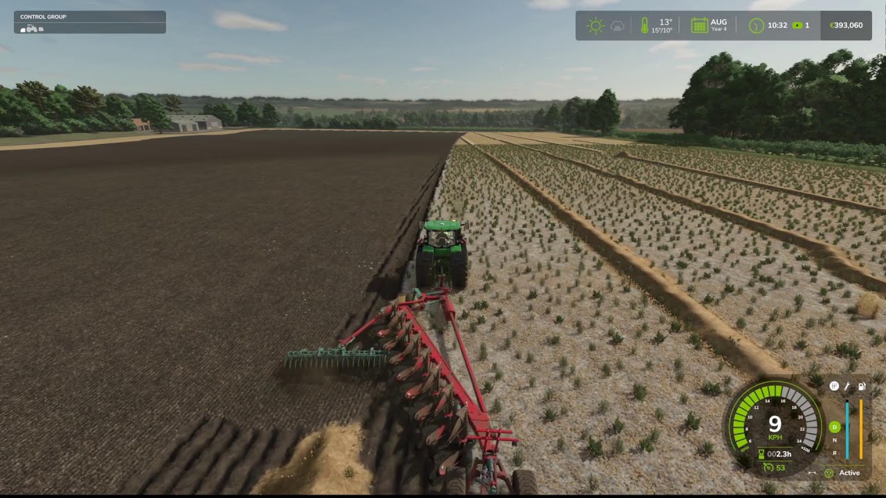 Saxlingham FS25 Нов трактор и много оран