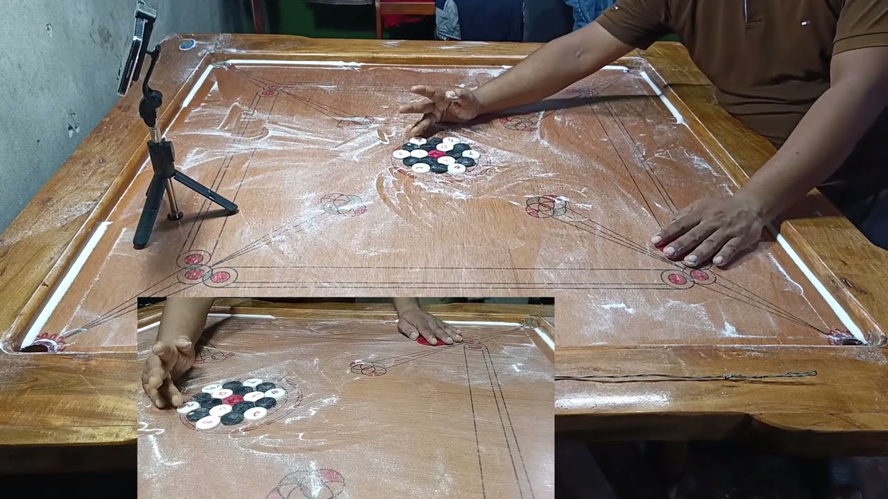 কেরাম বোর্ডে দক্ষতার পরীক্ষা – প্রতিটি শট বুঝে খেলা  হিট থেকে ফিনিশিং