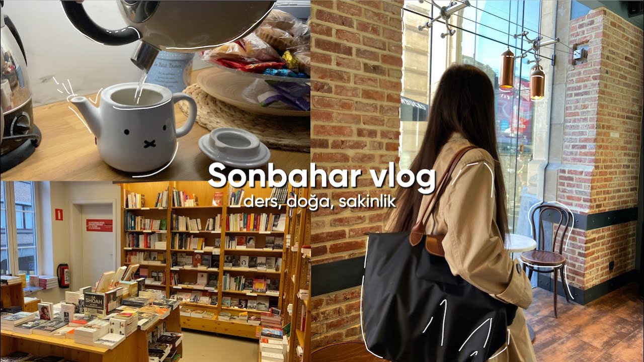 🍂 sonbahar vlog - ders, doğa, rutin, sakinlik