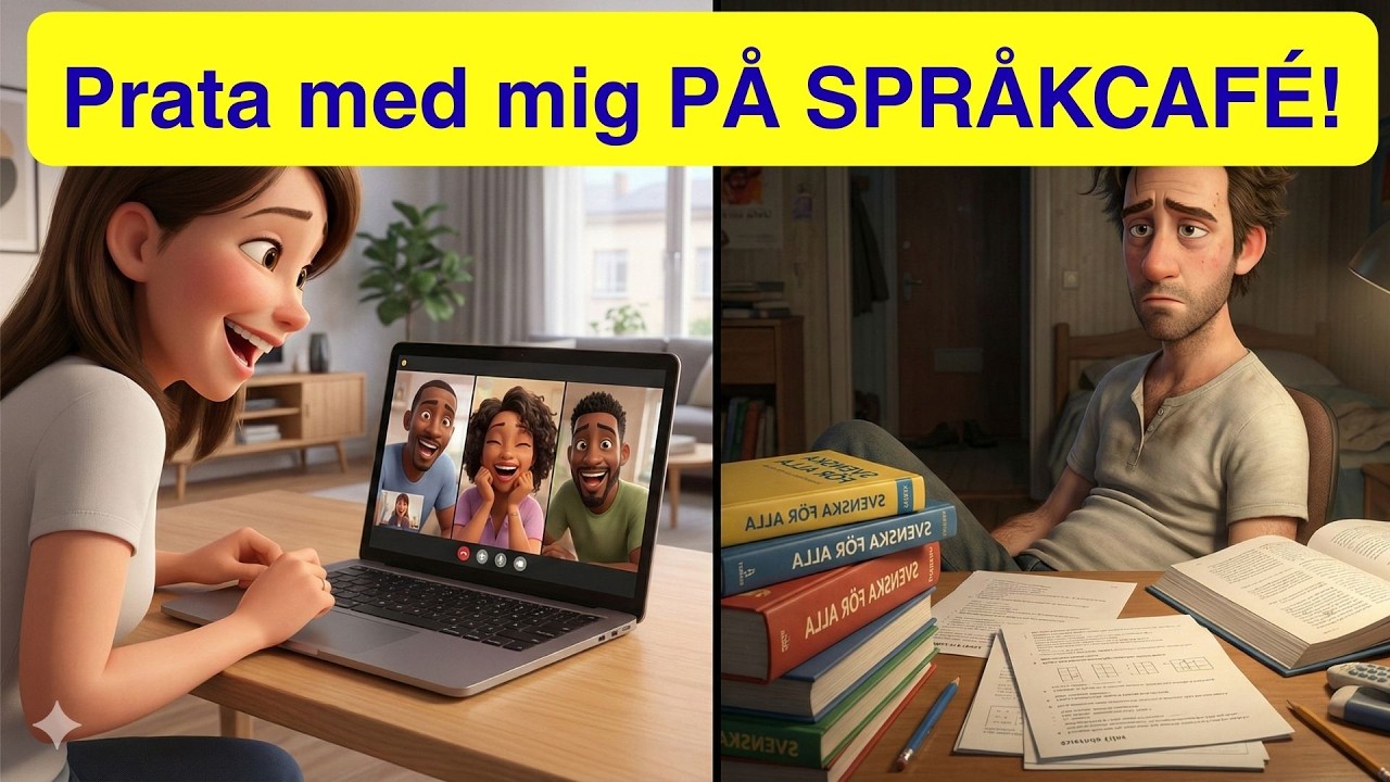 Förstår du men kan inte prata? Testa detta gratis Språkcafé! 🇸🇪