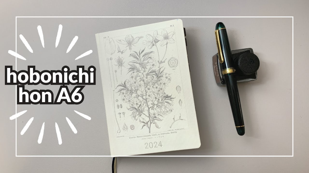 Hobonichi HON A6 Setup | Fountain Pen Ink Journal | Decorate with Me #fountainpen #hobonichi