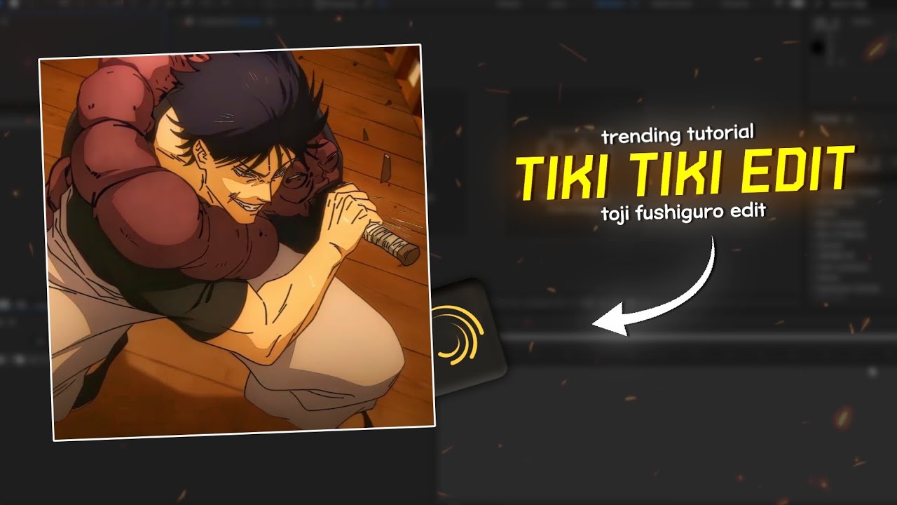 Trending TIKI TIKI EDIT tutorial in alight motion (+preset)