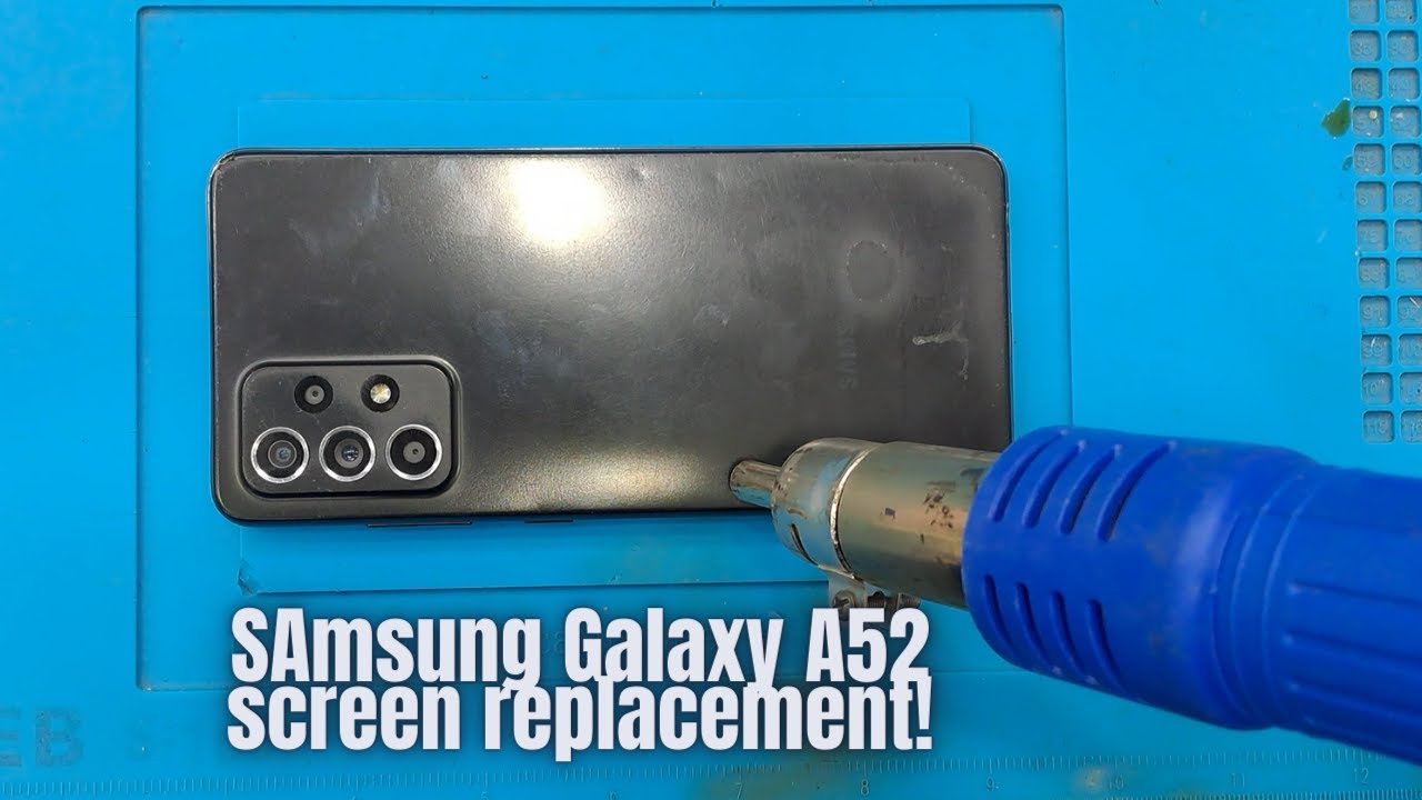 Замена экрана Samsung Galaxy A52, разборка
