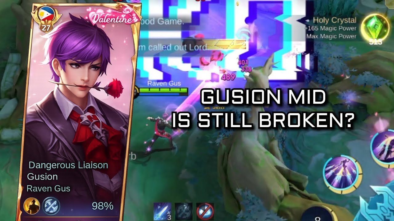 IS GUSION MIDLANE STILL BROKEN? WATCH THIS GAMEPLAY AND SEE🗿