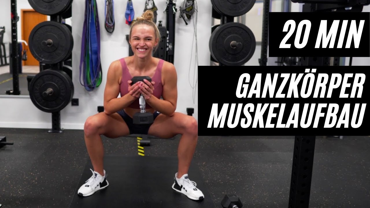 20 Min Kurzhantel Training Zuhause für Frauen