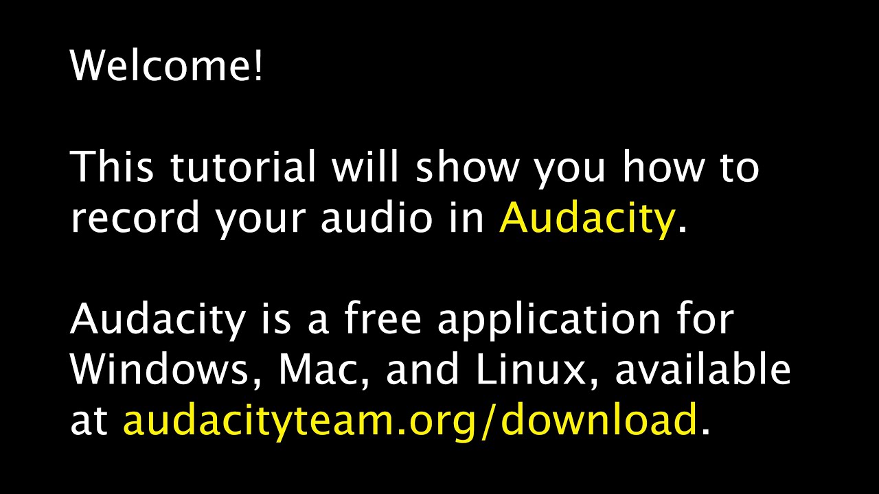 Audacity Tutorial &ndash; Recording to a Clicktrack