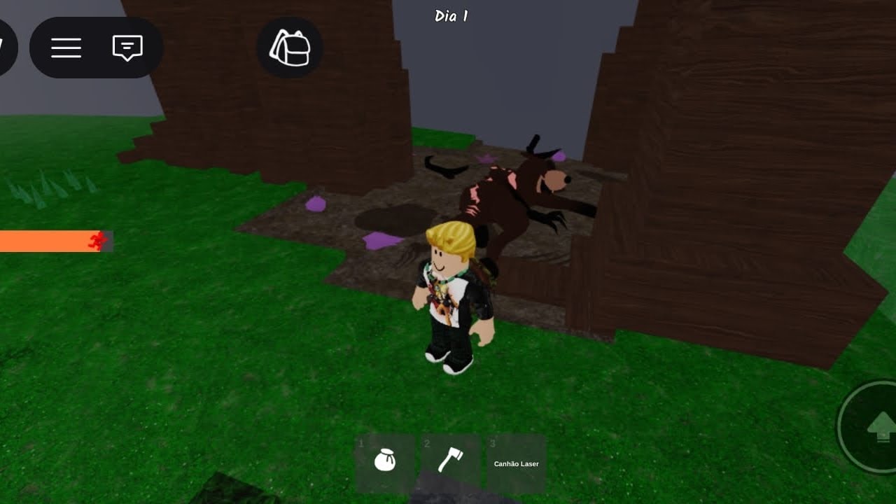 Jogando a nova atualização do 99 noites na floresta virei amigo do cervo