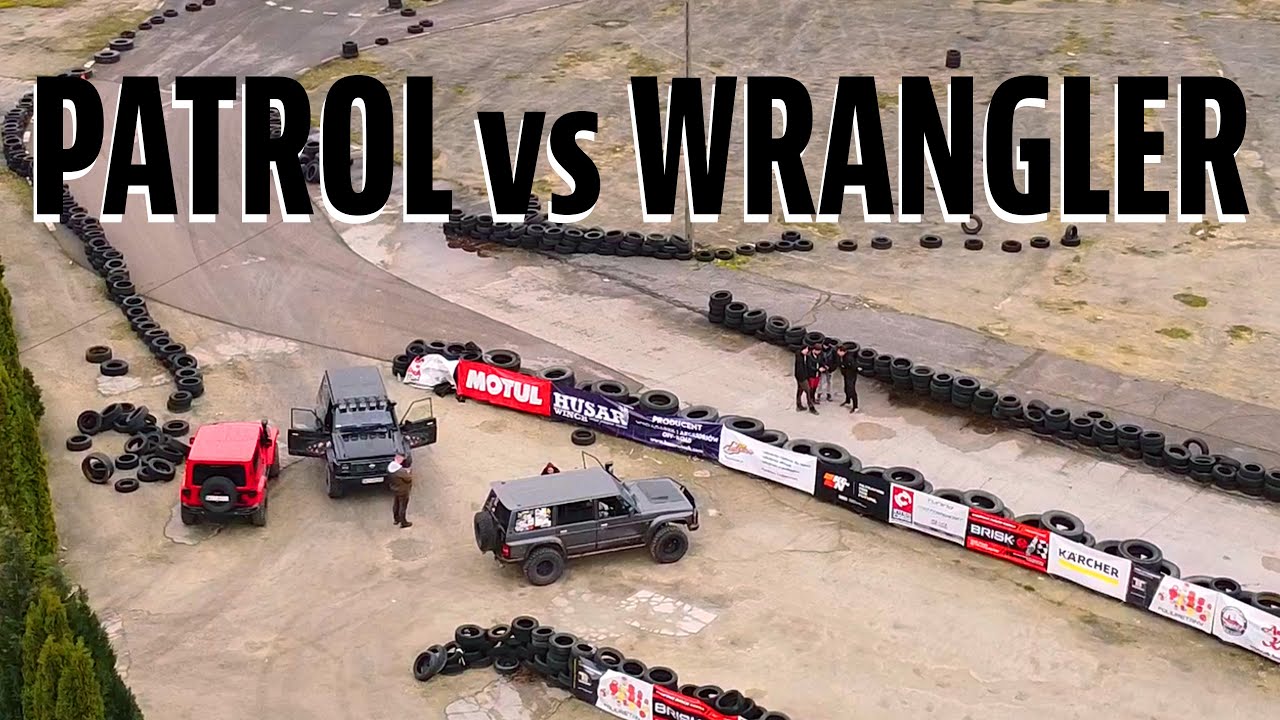 Patrol vs Wrangler na torze - kolejna awaria GRRRR