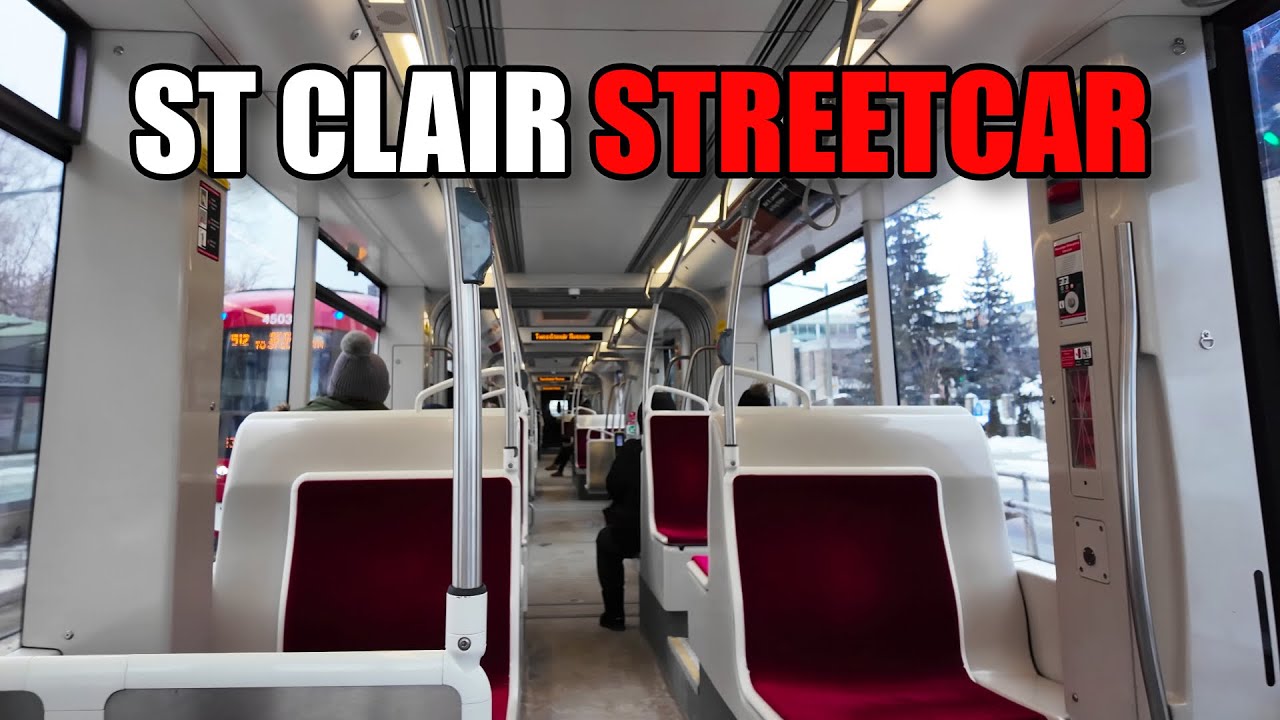 The 512 St Clair Streetcar is... Good? | Toronto Transit Ride (Jan 2026)