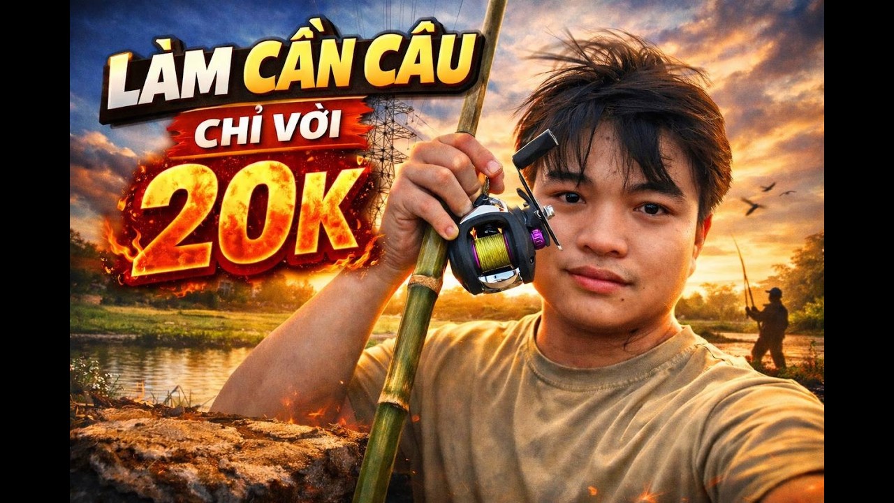 Làm Cần Câu Máy Ngang 20K – Bền Không Ngờ!