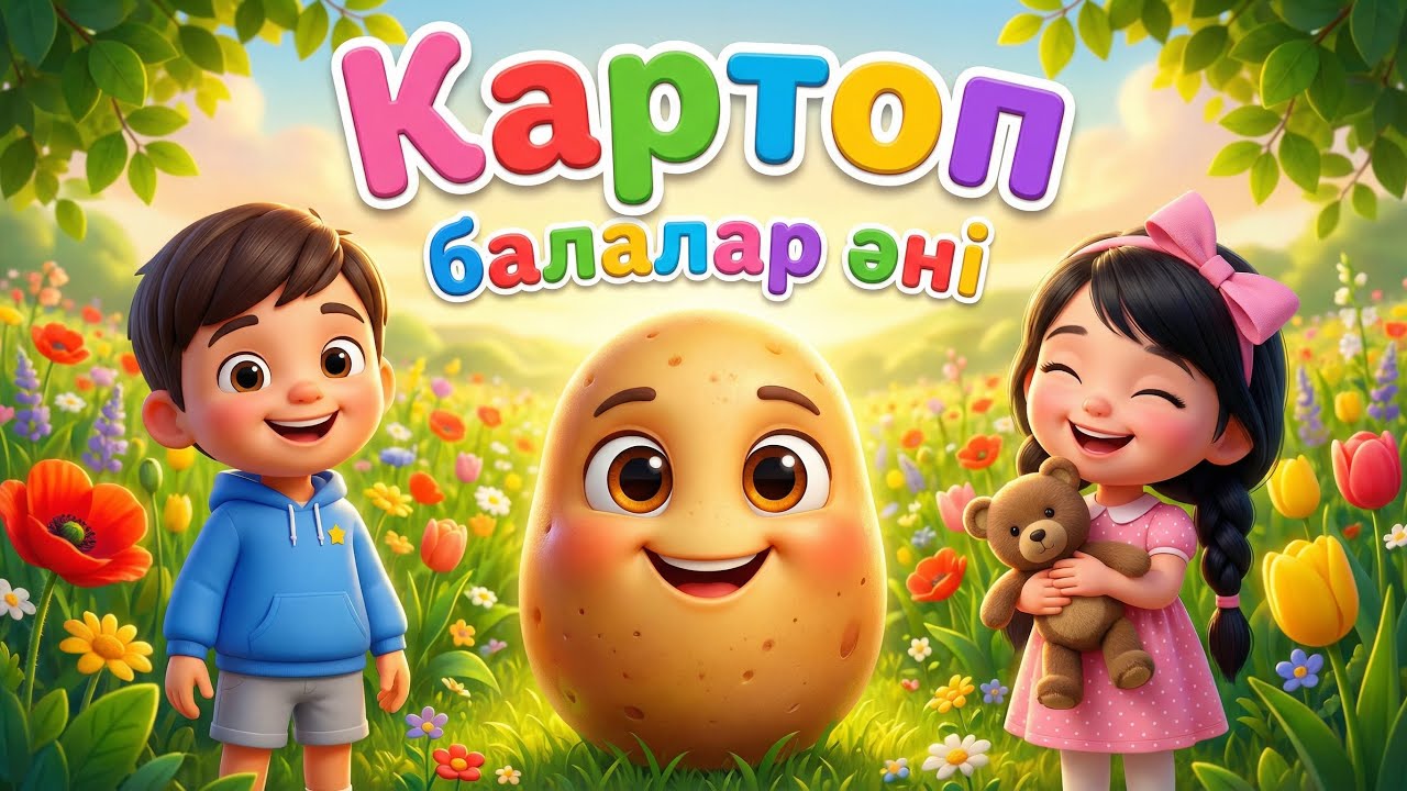 Картоп | Балаларға арналған қазақша ән