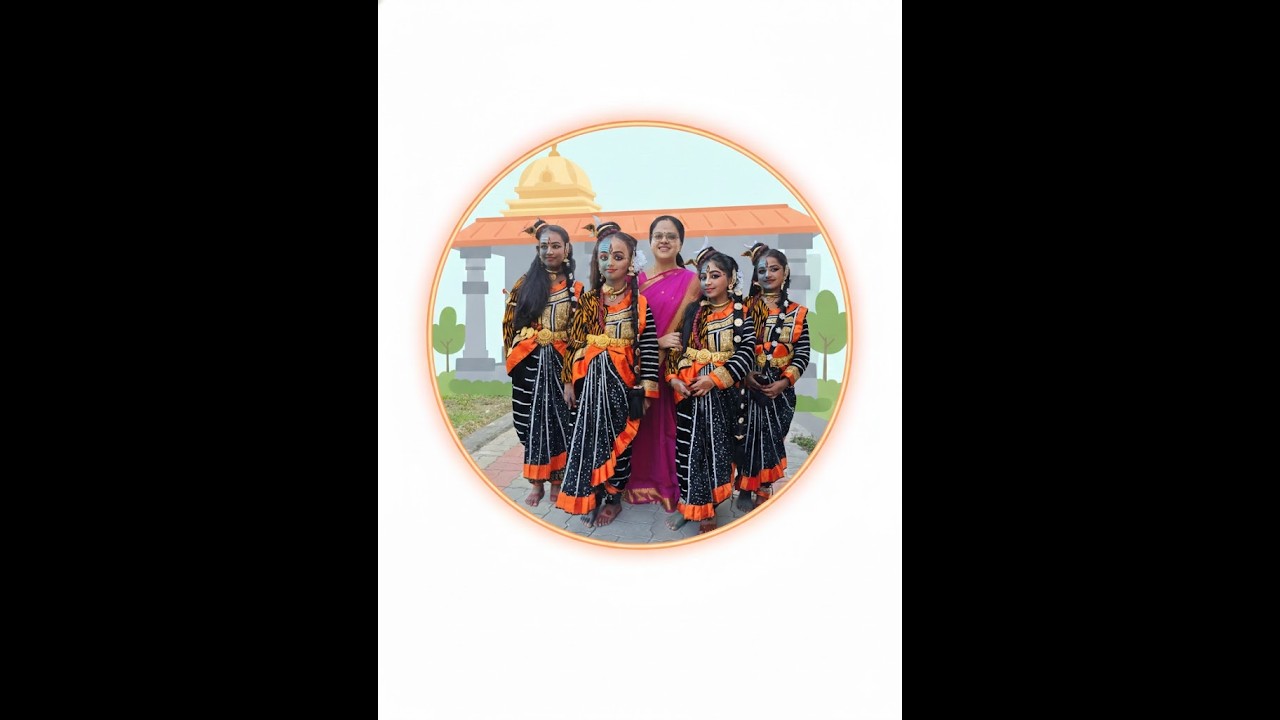 Bharatanatyam Dance with Shiva Songs performed on 2-February-2026 by children aged 9-11years