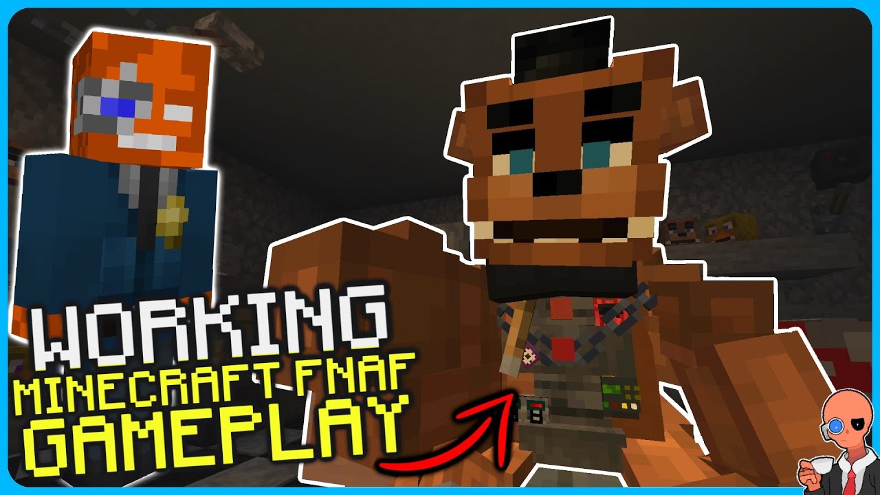 I built a working FNAF Animatronic Parts and Service map in Minecraft (World Download)