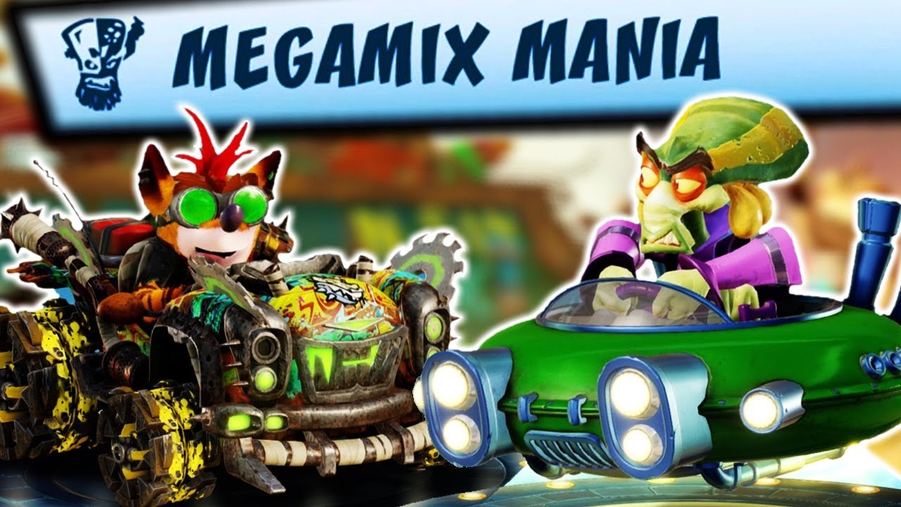 Crash Team Racing Nitro-Fueled - Megamix Mania Oxide Ghost + Online
