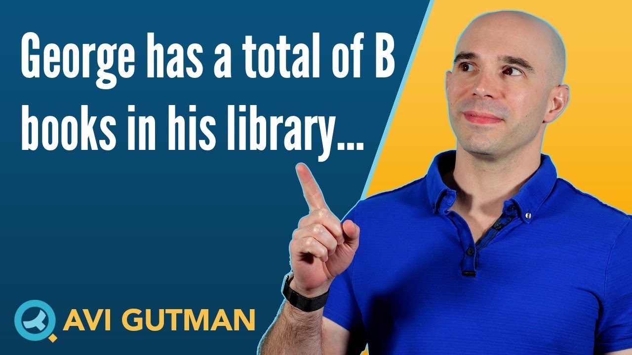 George has a total of B books in his library DS06905