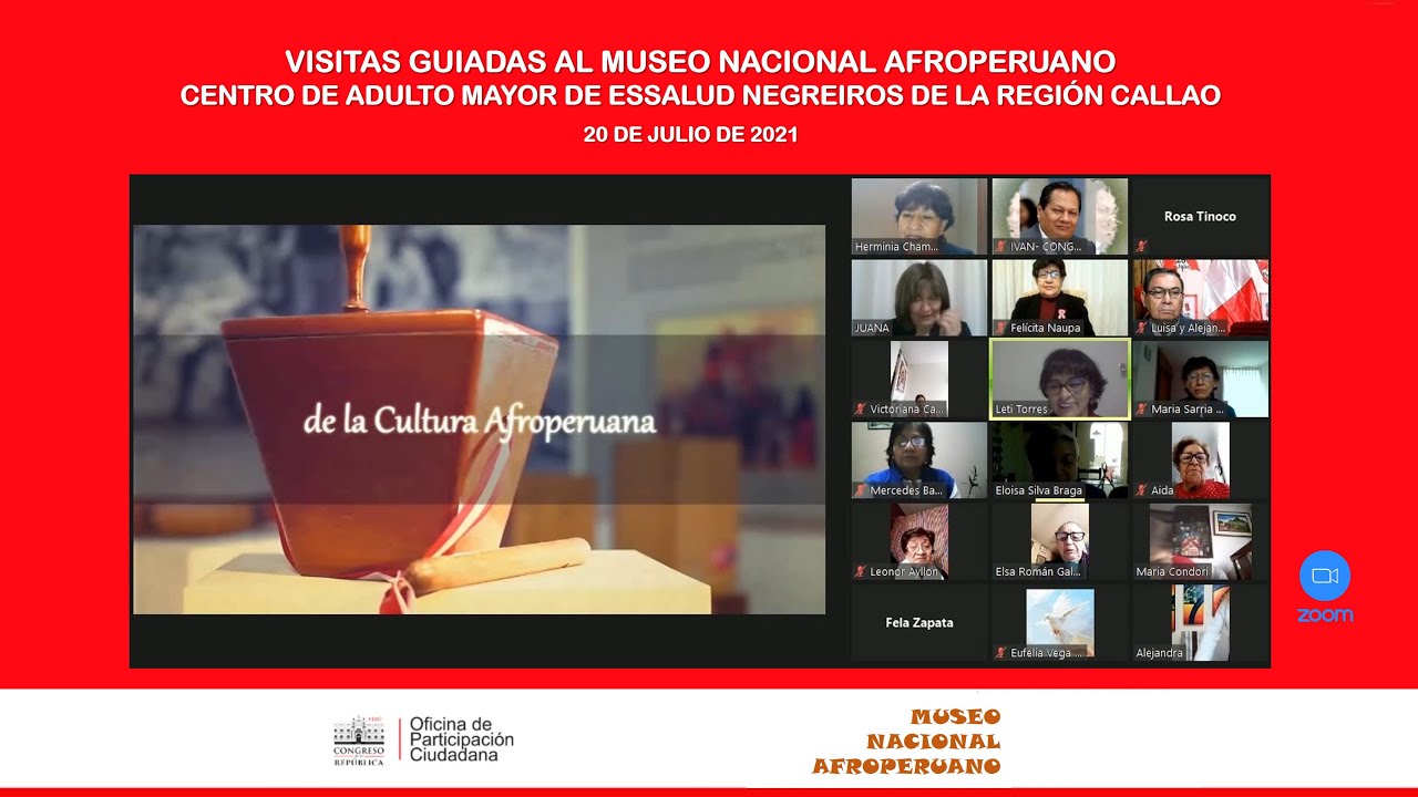 VISITAS GUIADAS AL MUSEO NACIONAL AFROPERUANO