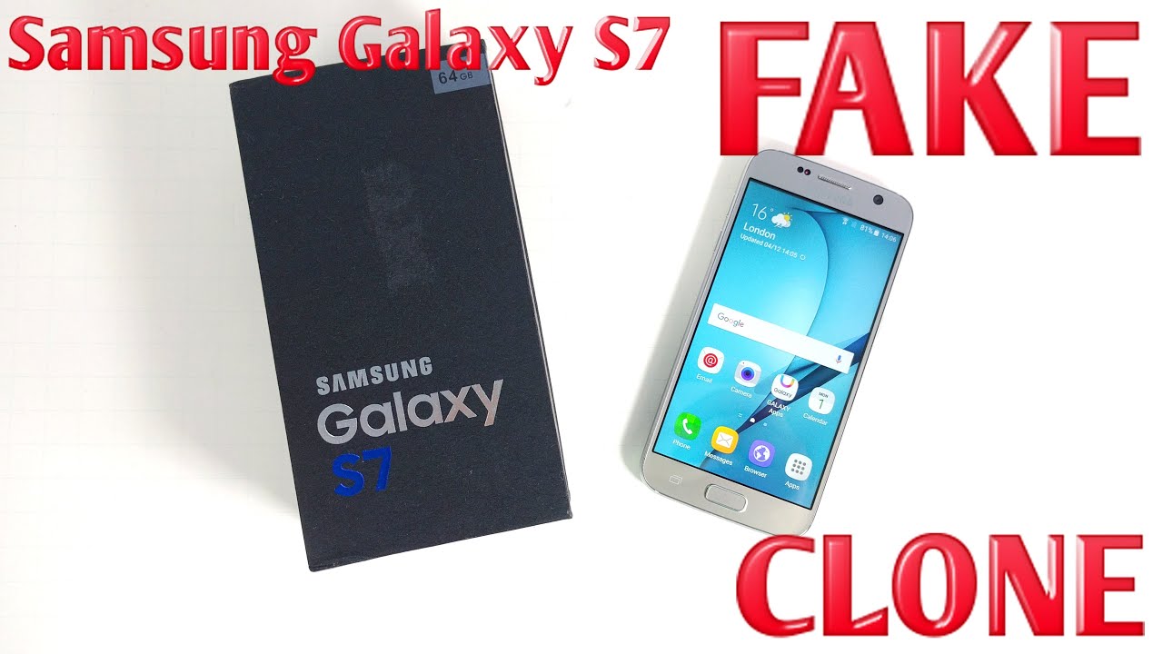 FAKE Samsung Galaxy S7 - UNBOXING - Don't buy fake phones!