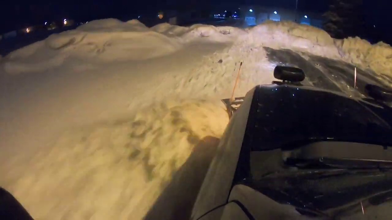 Snow plowing 4 inches