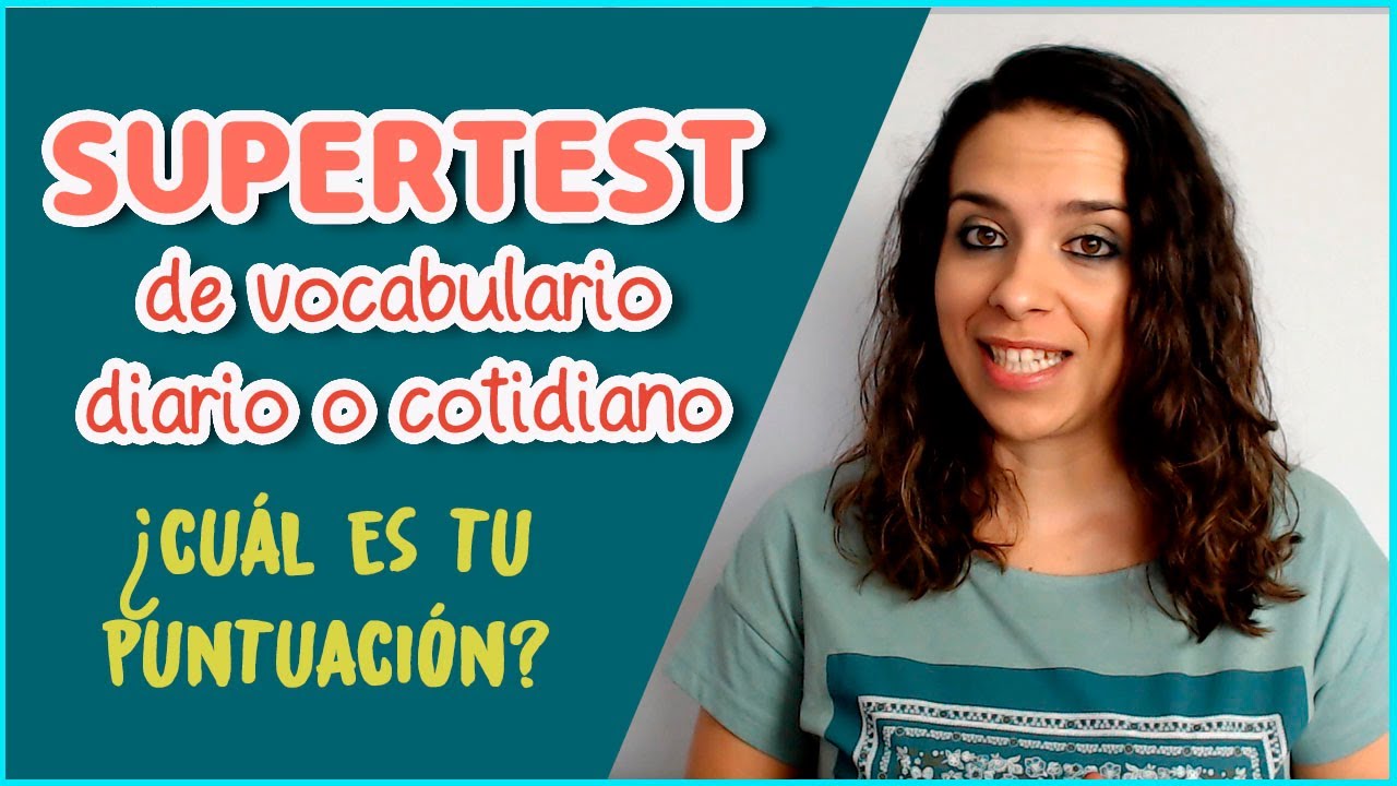 Supertest de VOCABULARIO ESPAÑOL ✏️  | ¿Qué puntuación tienes?🏅 [SPA SUB] || Aprender español