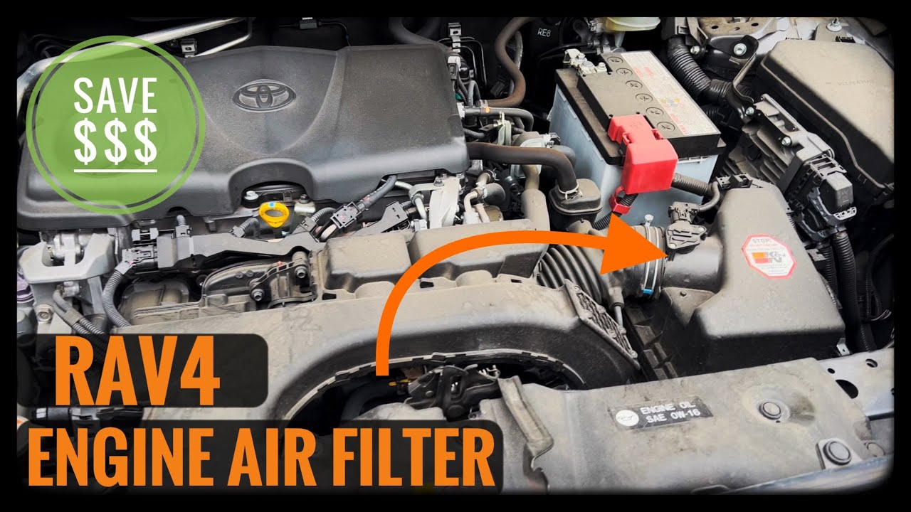 Toyota RAV4 How To Replace Engine Air Filter 2019+